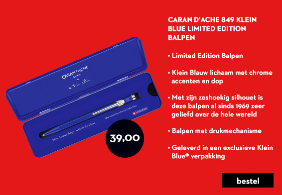 Caran d'Ache 849 Klein Blue Limited Edition Balpen