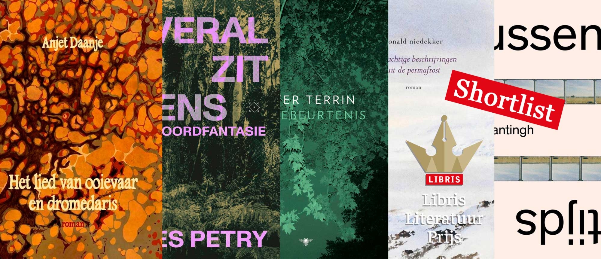 Shortlist Libris Literatuur Prijs 2023