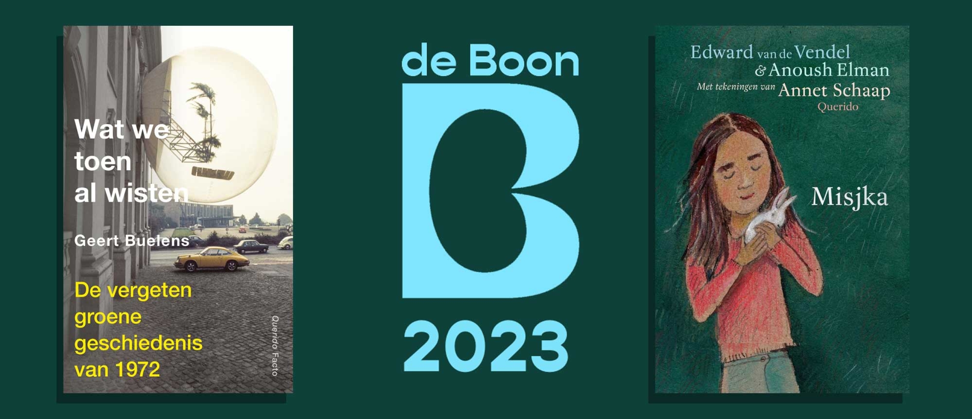 Geert Buelens en Edward van de Vendel winnen de Boon 2023